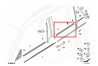 Joint logement intérieur porte arrière (coté au choix) BMW pour BMW Série 3 E90 E91