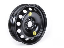 Roue de secours acier noir SANS pneumatique pour BMW Série 3 E46