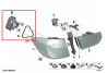 Porte-lampe de feux arrière extérieur avec joint (coté au choix) pour BMW Série 3 F31