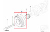 Amortisseur de vibrations Poulie dumper pour BMW Série 3 E46