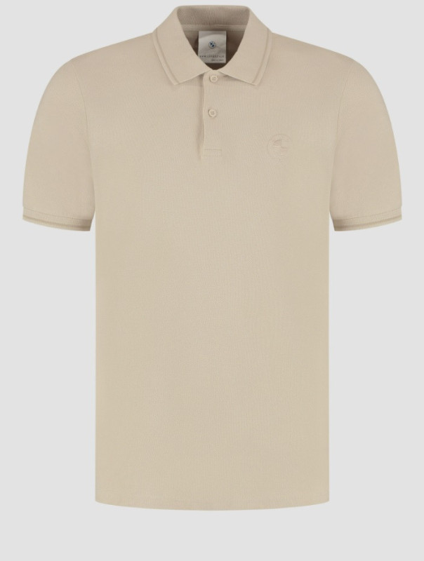 Polo BMW pour homme, beige