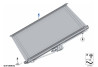 Store pare-soleil de lunette arrière avec vis pour BMW Série 5 F10 F11