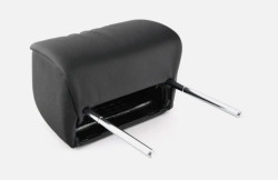 Appuie-tête arrière en cuir noir (coté au choix) pour BMW Série 3 E46