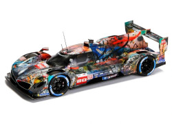 Miniature BMW M HYBRID V8 24h du Mans 2024 Art Car Special Edition Julie Mehretu 1/43eme