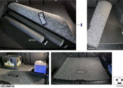 Tapis réversible de compartiment à bagages pour BMW X2 U10