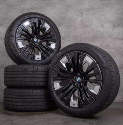 Roues complètes hiver 20" Gunmetal Grey style 906 pour BMW X3 G45