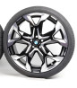 Jante 21" Style 874 en Y en alliage léger poli au diamant et finition brillante pour BMW X2 U10