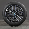 Roues complètes été 18" style 877M midnight grey polie au diamant pour BMW X2 U10