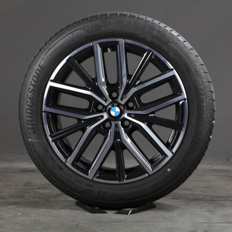 Roues complètes été 18" style 877M midnight grey polie au diamant pour BMW X1 U11