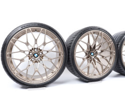 Roues complètes été 20" 21" style 1000 Gold matt bronze pour BMW M3 G80 G81