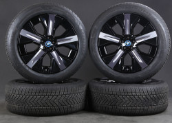 Roues complètes hiver 21" Jet Black style 1011 pour BMW iX I20