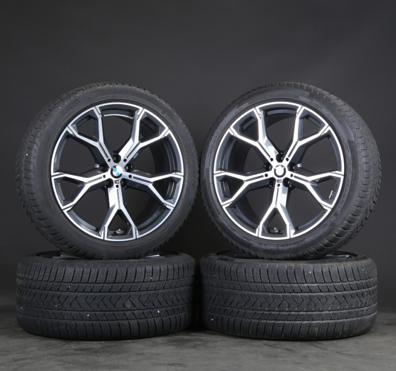 Roues complètes hiver 21" style 741M pour BMW X6 G06 LCI (phase 2)