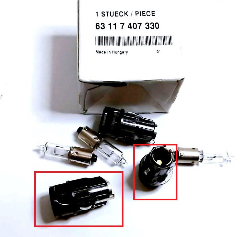 Douille d'ampoule clignotant arrière (H21W) pour BMW X6 E71 E72 F16