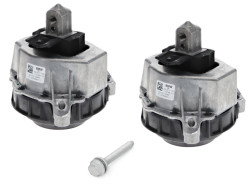 Supports moteur (gauche et droit) (avec vis ronde autofreinante) - BMW Série 3 G20 G21 (320e / 330e uniquement)