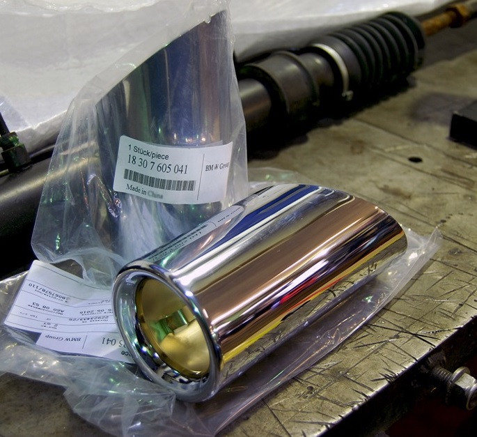 Embouts d'échappement Chromés BMW Série 3 F30 F31 (pour 335i et 340i seulement)