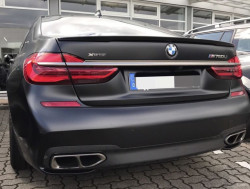 Becquet arrière BMW M Performance, noir mat BMW Série 7 G11 G12