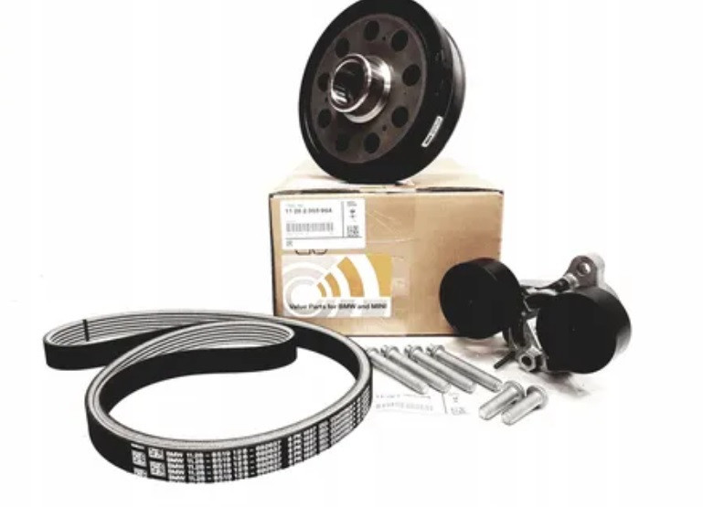 Kit transmission courroie complète pour BMW Série 3 E90 E91 LCI 316d / 318d / 320d MOTEUR N47N uniquement  (après 2008)