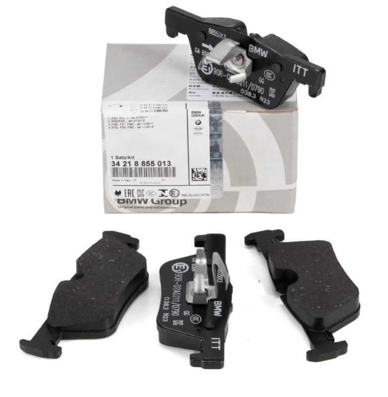 Plaquettes de freins arrière avec témoin d'usure pour BMW Série 4 F32 F33 F36 Gran Coupé