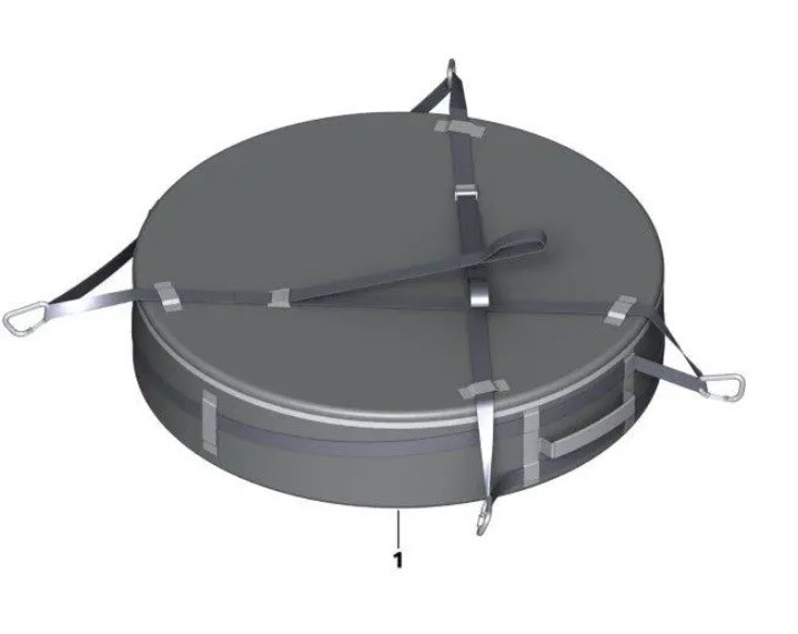 Sac pour roue de secours de type "galette" (18" maximum) - BMW X3 F25 G01 X4 F26 G02