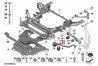 Tirants de chasse avec silentbloc (coté au choix) ESSIEU AVANT pour BMW X5 F15 X6 F16