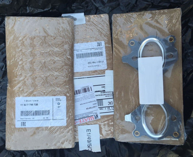 Joint métal de collecteur d'échappement pour BMW Série 3 E90 E91 E92 LCI phase 2 (335d)