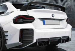 becquet arrière carbone traversé (M Performance) pour BMW Série 2 Coupé G42