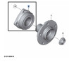 Unite de roulemement à billes conique pour moyeu de roue ARRIERE pour BMW Série 6 F12 F13 F06 Gran Coupé