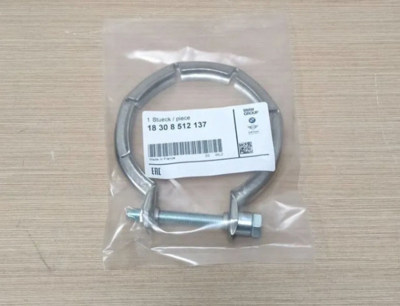 Collier de serrage plat avec joint pour catalyseur BMW Série 3 F30 F31 F34 GT G20 G21 (diesel uniquement)