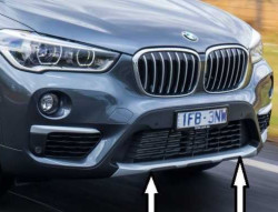 Habillage guidage d'air finition Xline pour BMW X1 F48