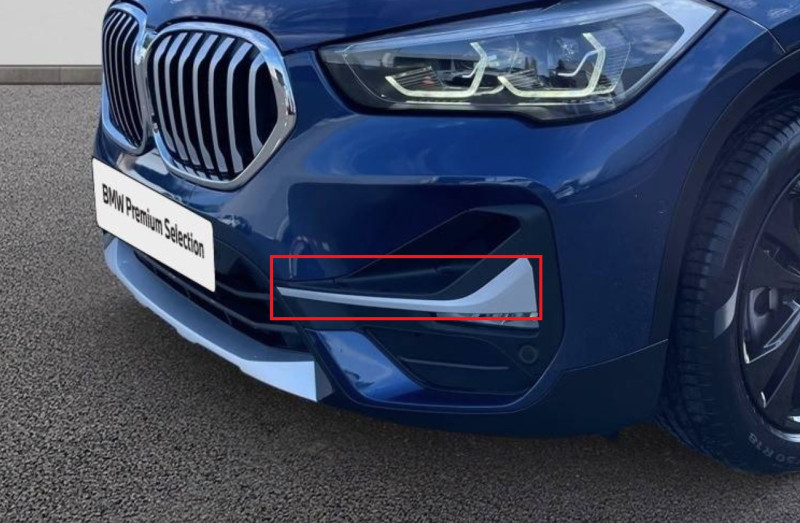 Cache enjoliveur latéral XLINE (coté au choix) pare-chocs avant pour BMW Série X1 F48 LCI (phase 2)