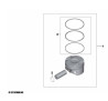 Jeu de reparation segments / Segments de Piston pour BMW Série 5 E60 E61 (525i / 530i)