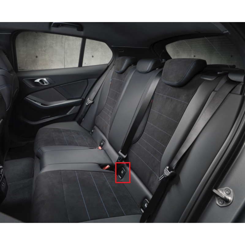 Cache isofix de banquette arrière pour BMW Série 1 F70