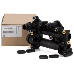 Boîtier de thermostat avec thermostat pour BMW Série 7 F01 F02 (phase 2 uniquement)