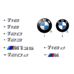 Logo / Monogramme - BMW Série 1 F70