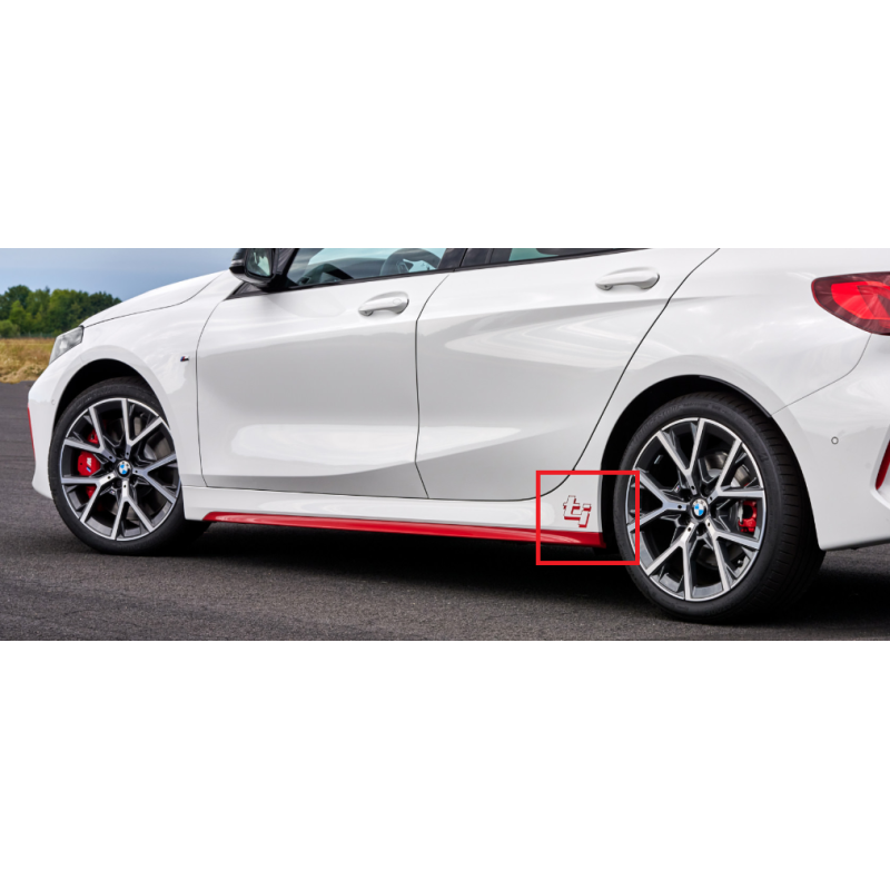 Inscription adhésive "ti" bas de caisse (côté au choix) pour BMW Série 1 F40