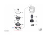 Semelle supérieure de ressort - BMW série 1 E81 E82 E87 E88