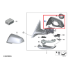 Cadre de rétroviseur extérieur pour BMW Série 1 F40