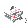 Support de cache siège extérieur (coté au choix) avec rivets pour BMW X5 F15