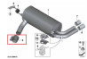 Douille de serrage silencieux échappement (D 55mmx70mm) pour BMW Série 1 E82 E88 F20 F21 F40