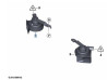 Avertisseur sonore (klaxon) d'aigus et de basses pour BMW X1 F48 X2 F39