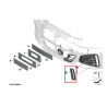 Cache enjoliveur  grille latérale (côté au choix) pare-chocs avant pour BMW Série 4 G22 G23 G26 GC