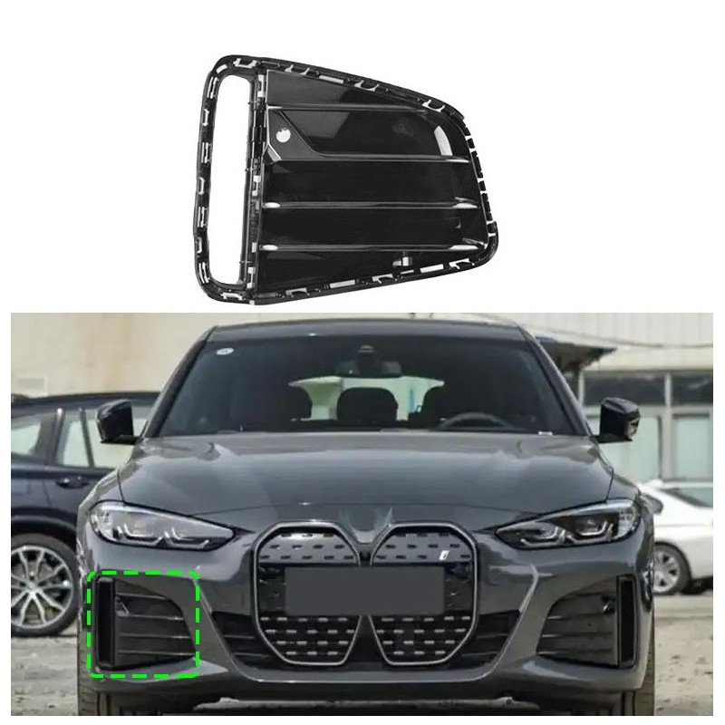 Grille d'entrée d'air fermée (côté au choix) pare-chocs avant pour BMW Série 4 G22 G23 G26 GC