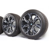 Roues complètes hiver 20" style 905 Midnight Grey (255/45R20 105V) pour BMW Série 7 G70 et i7 G70