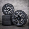 Roues complètes hiver 21" style 909  Jet Black  255/40R21 102H pour BMW X3 G45