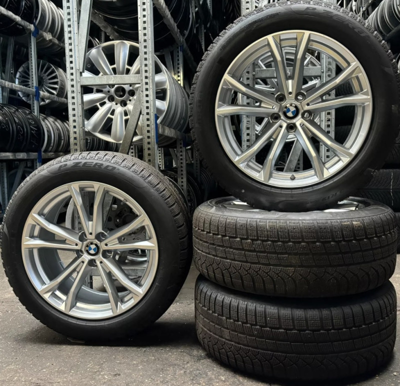 Roues complètes hiver 19" style 903 Refined Silver (245/50R19 105H) pour BMW Série 7 G70 i7 G70