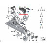 Accoudoir central avant Tissu Grid/anthracite pour BMW Série 2 Active Tourer F45 Gran Tourer F46