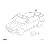 Joint de recouvrement inférieur pour BMW E36 (coupé / berline)