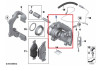 Carter d'etrier de frein ARRIERE (coté au choix) pour BMW X1 F48 X2 F39
