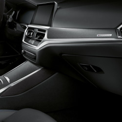 Placages intérieurs carbone/Alcantara (M Performance) pour BMW Série 4 G22 G23 G26 Gran Coupé M4 G82 G83 i4 G26