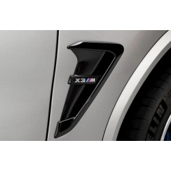 Caches d'air côté (X3M) NOIR BRILLANT gauche coté et droit pour BMW Série X3 G01 X3M F97